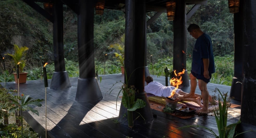 Volcanic Stone Therapy at Anantara Golden Triangle - A Grounding Spa Ritual in Thailand